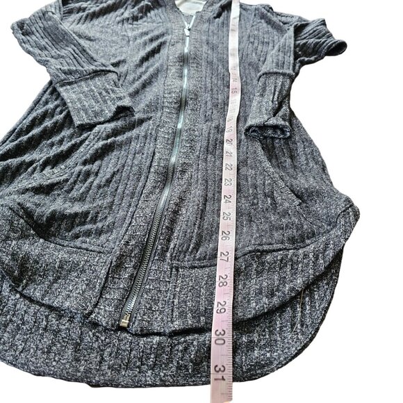 Splendid Women's Dark Grey Heather Zip Cardigan Jacket Sweater sz XS - Picture 10 of 11